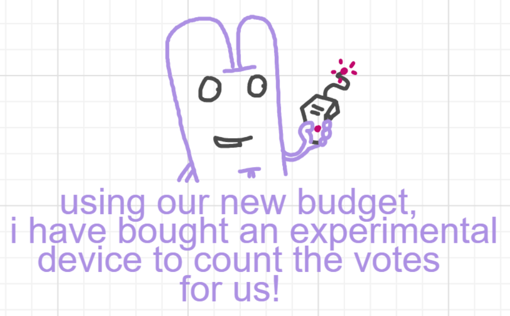 A panel from What's The Point, episode five of the Board Boards object show by Furretwalk/WalkingFurret.